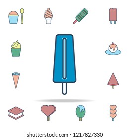 ice cream on stick colored icon. Ice cream icons universal set for web and mobile