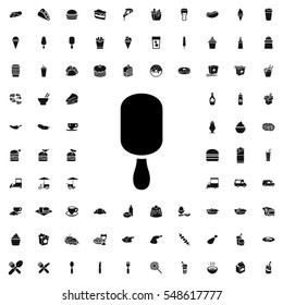 ice cream on stick icon illustration isolated vector sign symbol