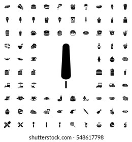ice cream on stick icon illustration isolated vector sign symbol