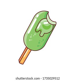 ice cream on white background vector illustration design