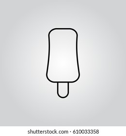 ice cream outline icon