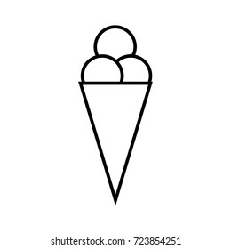 ice cream outline icon