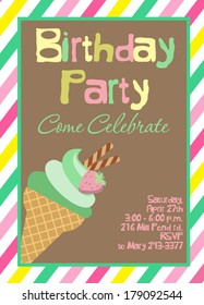 Ice cream party