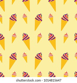 Ice cream pattern