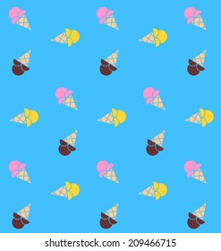 ice cream pattern
