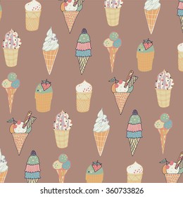 ice cream pattern