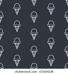 Ice cream pattern