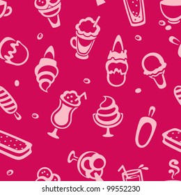 Ice cream pattern