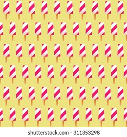 Ice cream pattern background