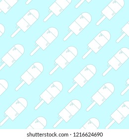 Ice cream pattern for many design works with