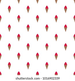 Ice cream pattern seamless in flat style for any design
