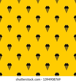 Ice Cream pattern seamless vector repeat geometric yellow for any design
