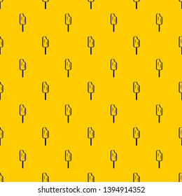 Ice Cream pattern seamless vector repeat geometric yellow for any design