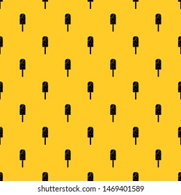 Ice cream pattern seamless vector repeat geometric yellow for any design