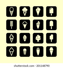 Ice cream pictogram