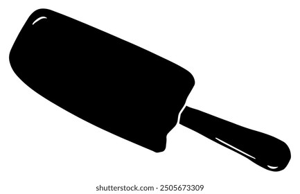 Ice cream popsicle bar silhouette vector illustration. Isolated on white background