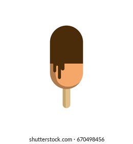 ice cream popsicle on a stick icon