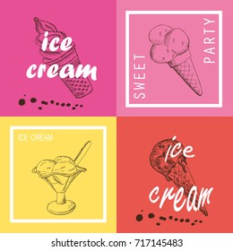 ice cream posters