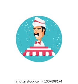 ice cream salesman with parasol store