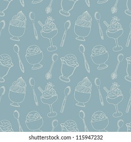 ice cream seamless background