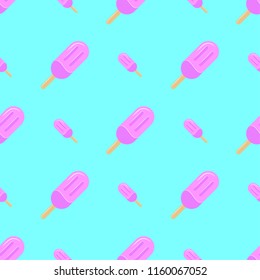 Ice cream seamless pattern