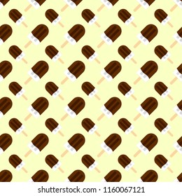 Ice cream seamless pattern