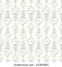 Ice Cream Seamless Pattern