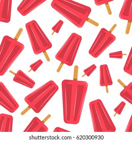 Ice cream seamless pattern