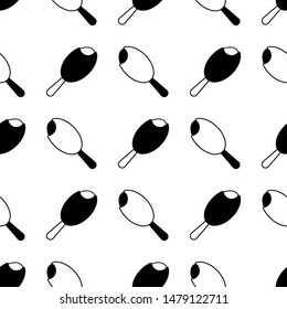 Ice cream seamless pattern. Background. Abstract geometric shape texture. Design template for wallpapers, wrapping, textile. Vector Illustration