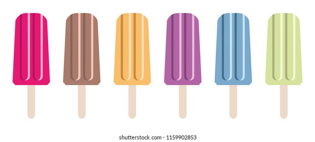 Ice Cream Seamless Pattern. Food Illustration.