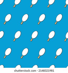 Ice cream seamless pattern. Summer time vector design. For print, add, card and textile.