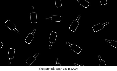 Ice cream seamless pattern vector illustration icon cartoon chocolate dessert sweet cold snack tasty frozen. Mint, fruit.