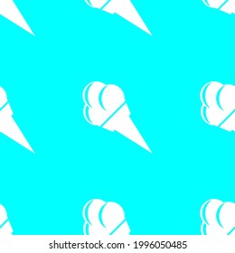 ice cream seamless pattern, vector illustration