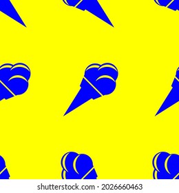 ice cream, seamless pattern, vector illustration