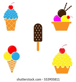 ice cream set.