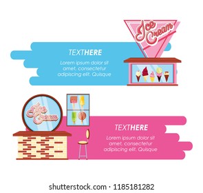 ice cream shop bars styles