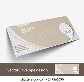 Ice Cream Shop envelope templates for your project design, vector illustration. 