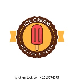 Ice Cream Shop Logo Template