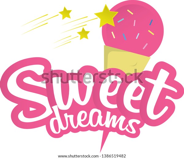 Ice Cream Shop Logo Vector Illustration Stock Vector - cool names for ice cream shop