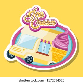 ice cream shop van