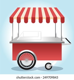 Ice Cream Shop. Vector illustration