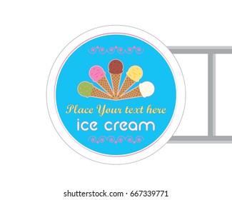 Ice Cream Sign