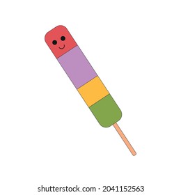 ice cream sketch icon, on white background