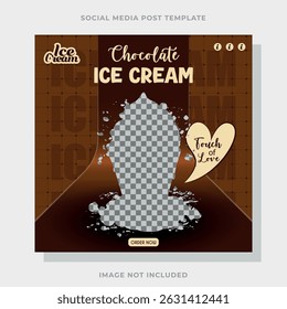 Ice Cream Social Media Post Design
