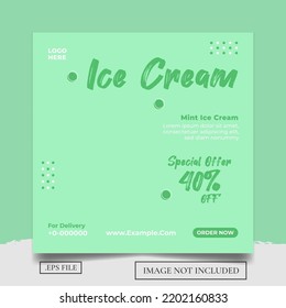 Ice Cream Social Media Templates