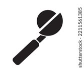 ice cream spoon icon vector design template