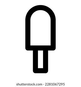 ice cream springtime season solid icon style