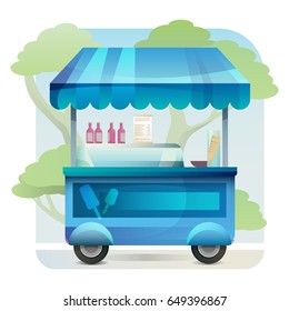 Ice cream stall