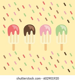 Ice Cream Stick Flat Icon