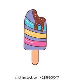 ice cream in stick icon
